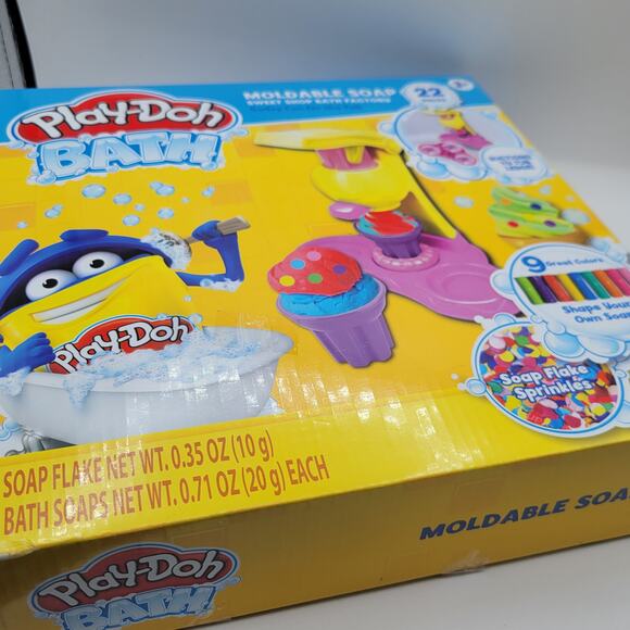 NEW 22pc Play-Doh Bath Modable Soap Sweet Shop Bath Factory Kit - Picture 4 of 4